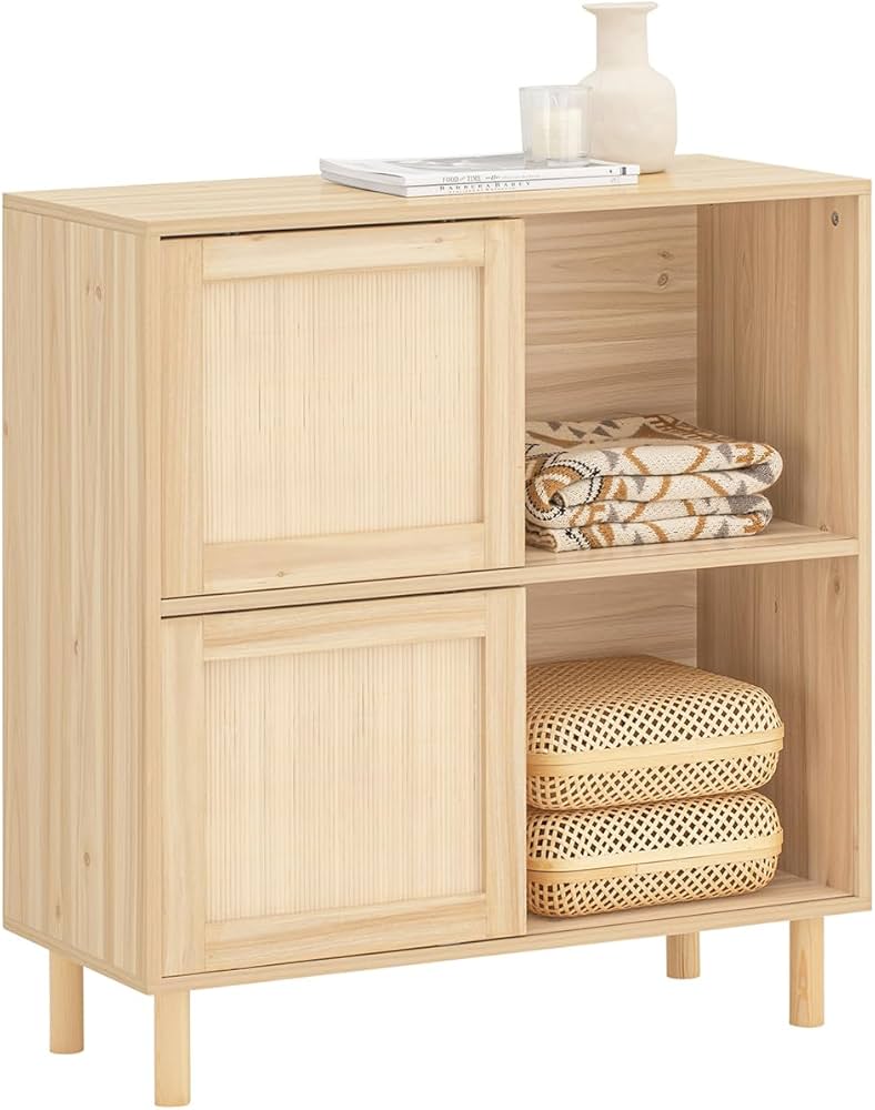Wooden Bathroom Storage Cabinet