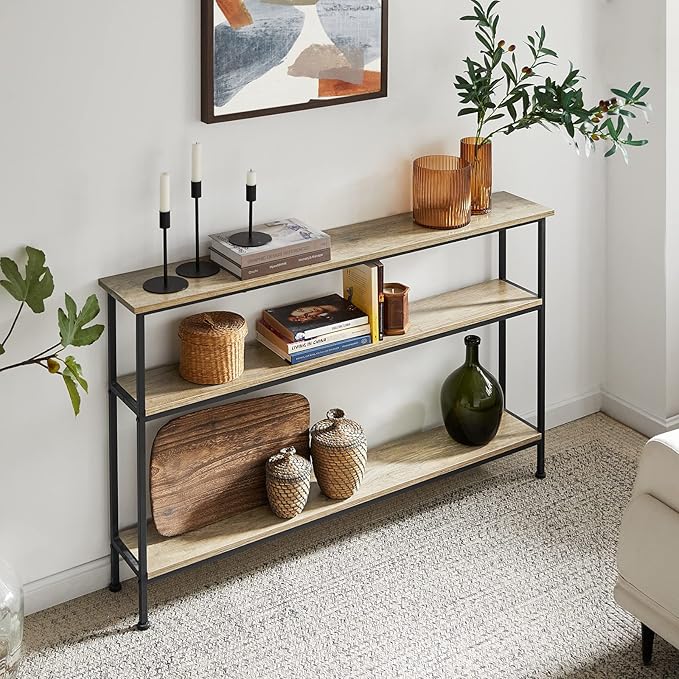 Modern Three-Tier Console Table