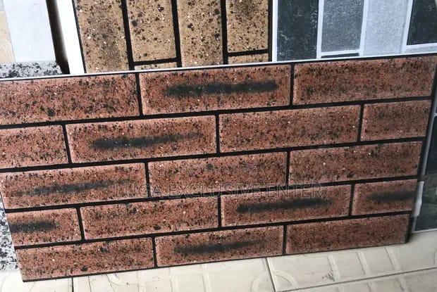 Brown Brick Wall Tile Panel