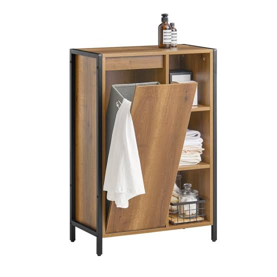 Modern Laundry Hamper Cabinet