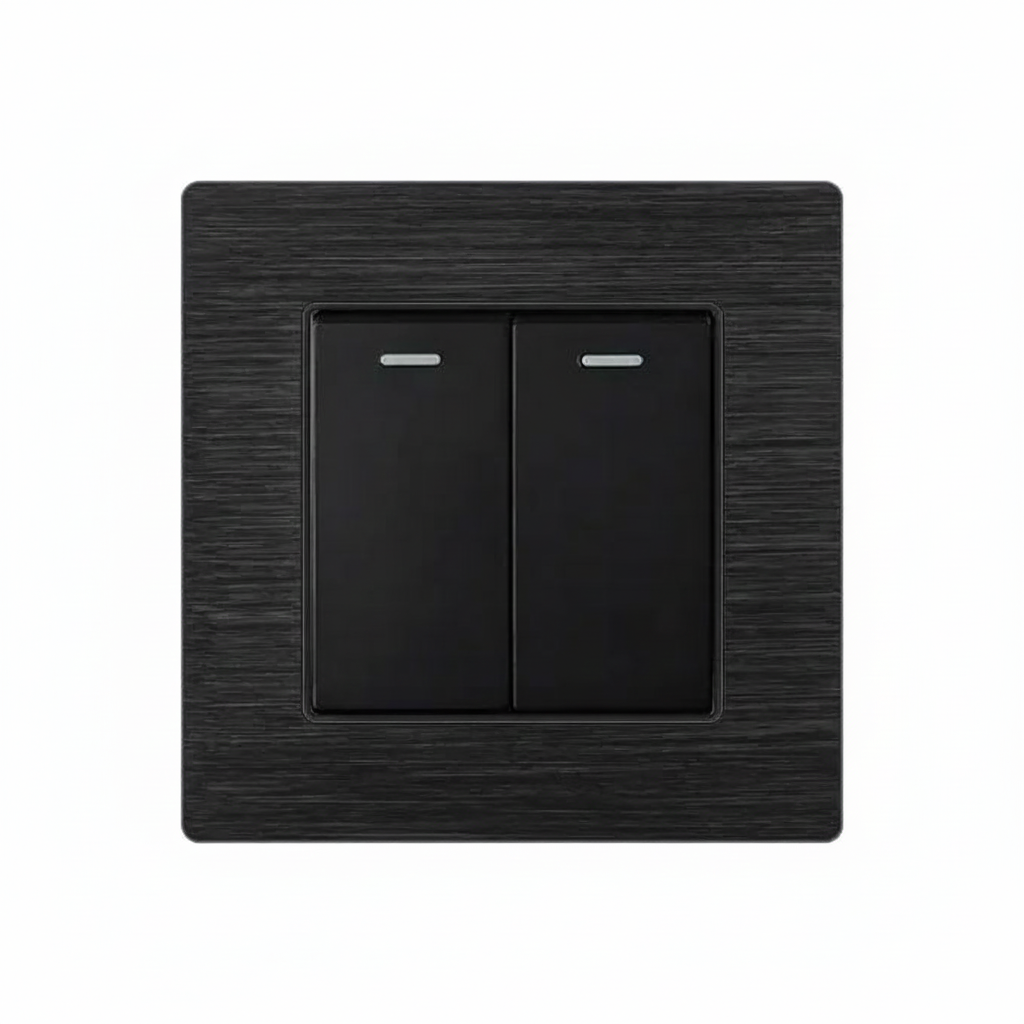 Modern 2Gang Light Switch