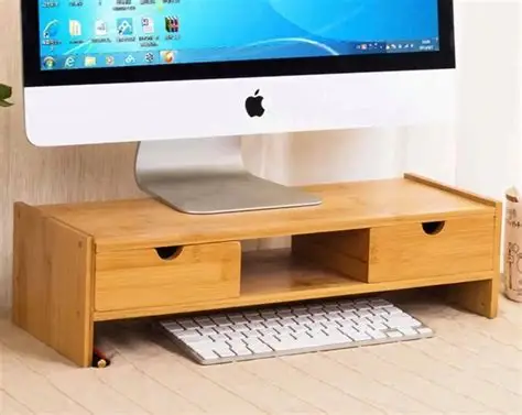 Wooden Monitor Stand