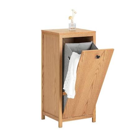 Wooden Laundry Hamper Cabinet