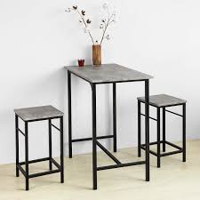 Modern Bar Table Set (Grey)