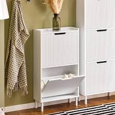 Modern White Shoe Cabinet