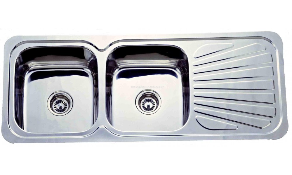 Stainless Steel Double Bowl Kitchen Sink