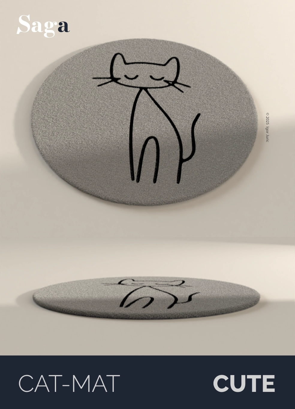 CAT MAT PREMIUM: CUTE