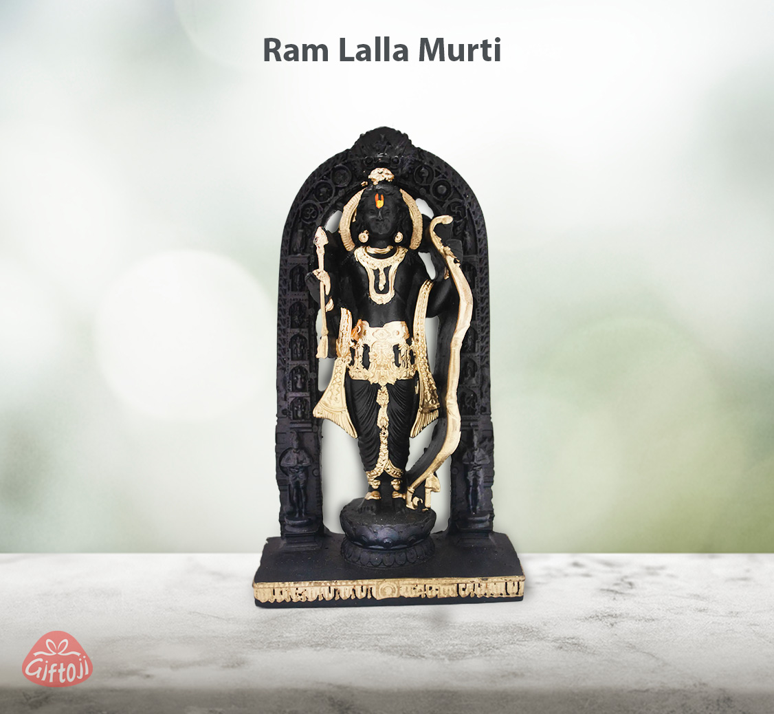 Ram Lalla Murti – Handcrafted Fiber Idol for Home Temple & Gifting