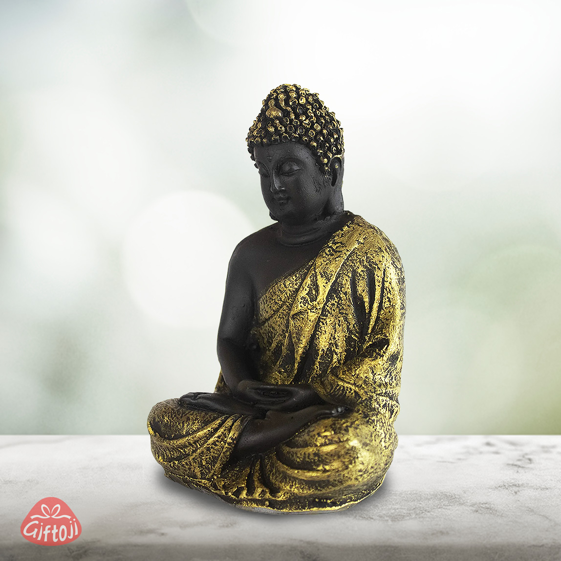 Meditating Buddha Idol – Desktop & Car Dashboard