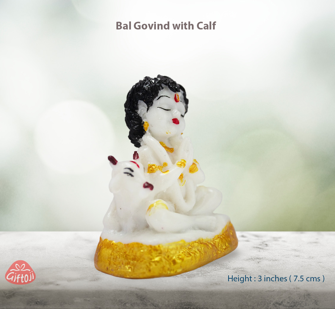 Bal Govind with Calf Idol