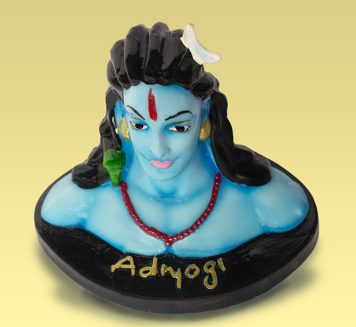 Adiyogi Miniature Idol – 3.2 Inch Resin Statue of Lord Shiva