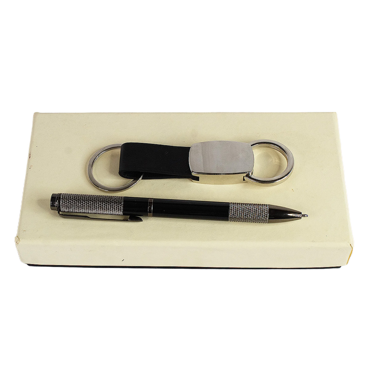 G 189 (Personalised) - Elegant Pen & Keychain Gift Set - Personalized Gift Set