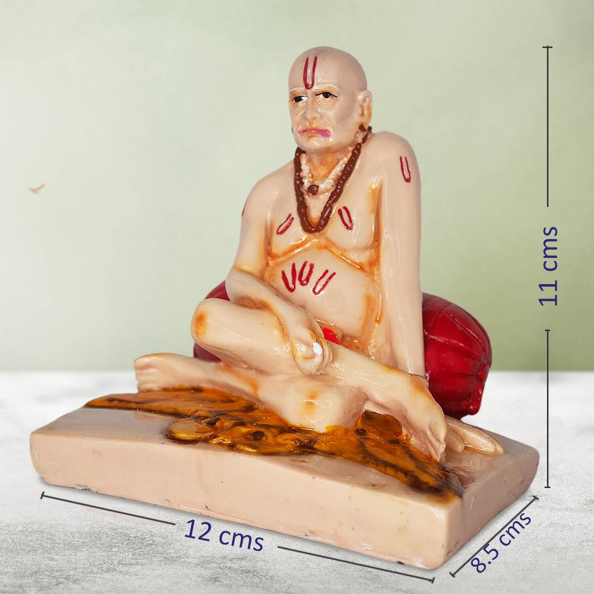 G188 - Swami Samarth Idol (11 x 12 x 8.5 cm)