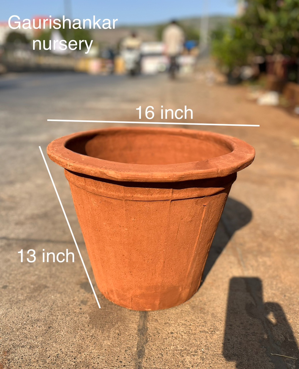 Large Terracotta Flower Pot - Rental