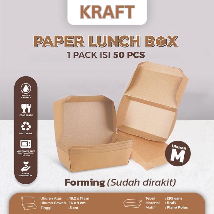 Paper Lunch Box Kraft Forming M