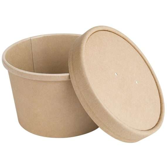 Brown Paper Soup Cup 8 OZ