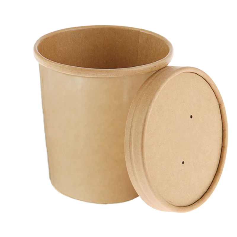 Brown Paper Soup Cup 16 OZ