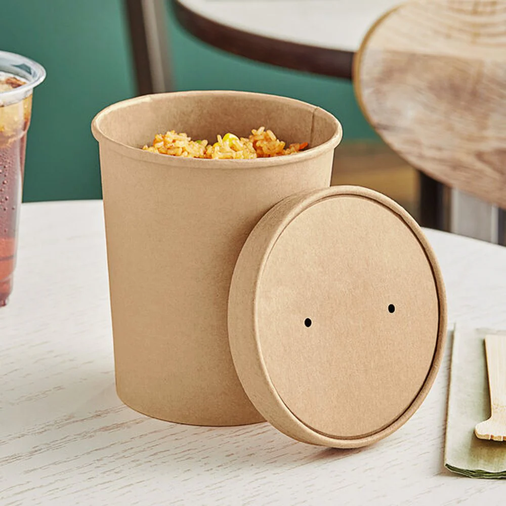 Brown Paper Soup Cup 26 OZ