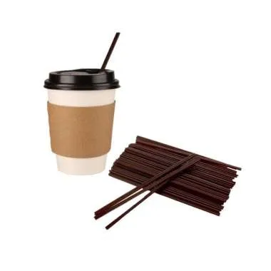 Stirer Kopi - Sedotan Panas Pipih 14,7 cm