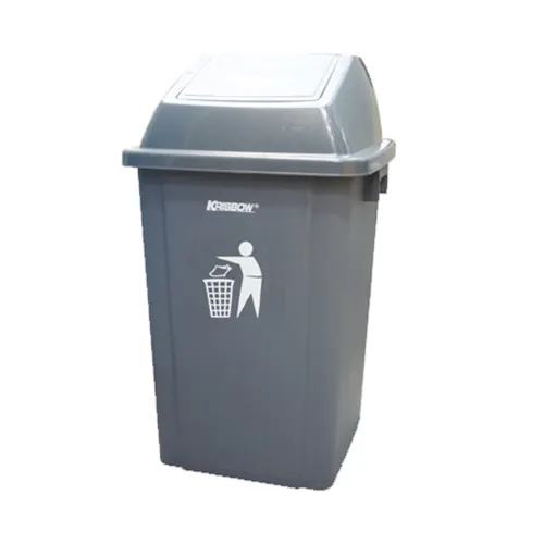 Krisbow Bin Swing 60 L Grey