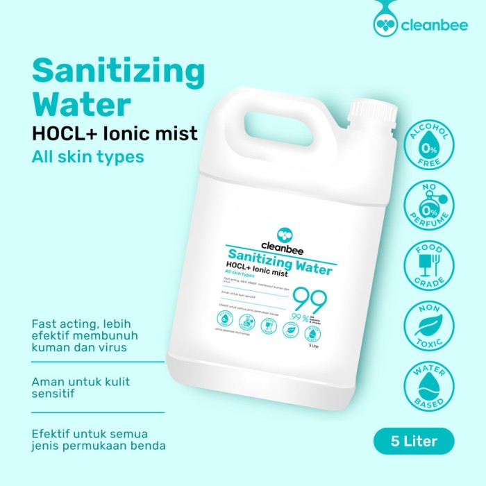 Cleanbee Sanitizing Water 5 L