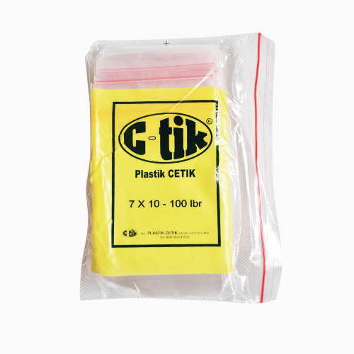 C-Tik Plastik Klip  7x10 cm @100 lbr