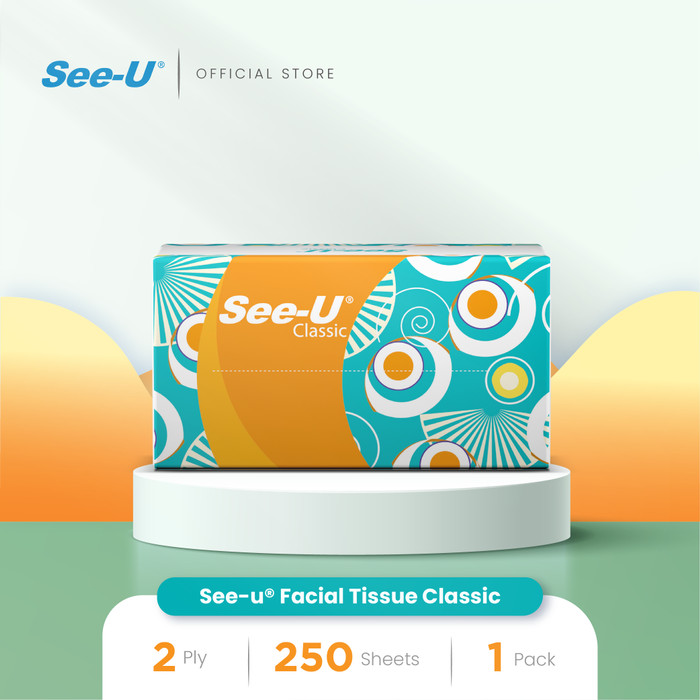 See-U Facial Tissue Classic 250 Sheets - Tisu Wajah