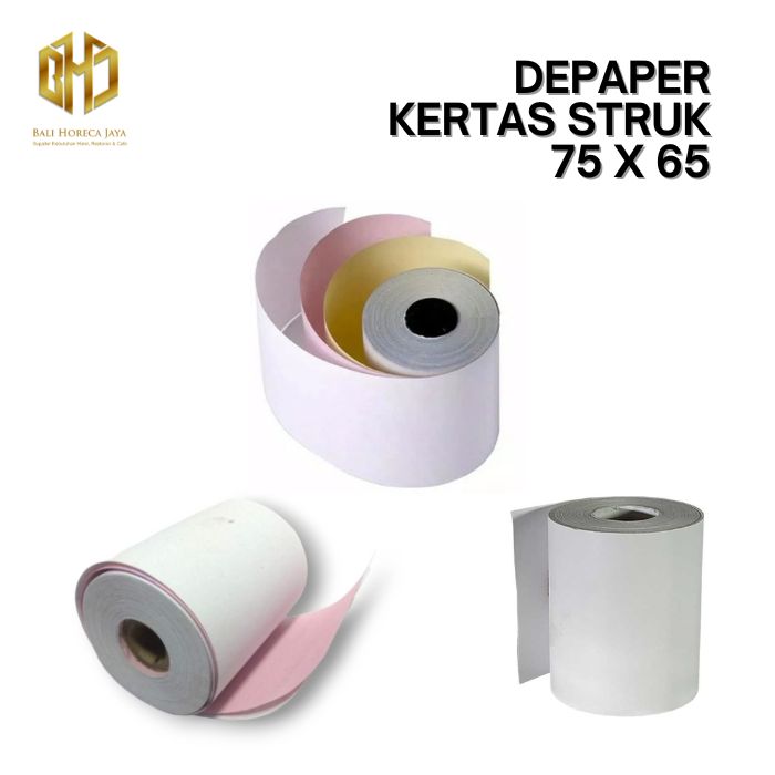 Depaper Kertas Struk 75x65 mm - 2 ply