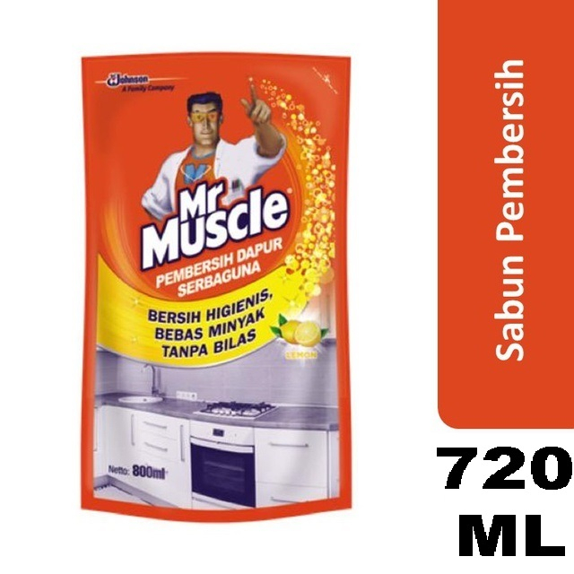 Mr. Muscle Pemobersih Dapur Serbaguna Lemn 720 ml