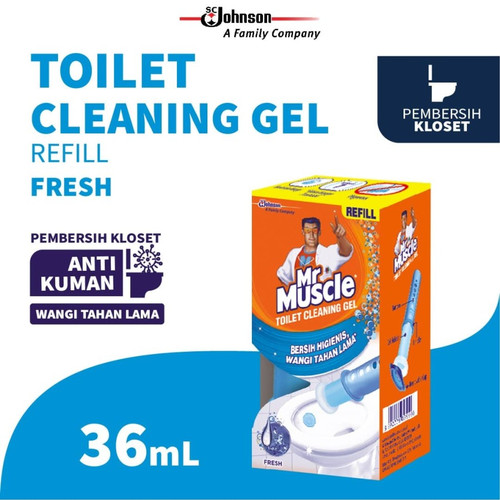 Mr. Muscle Toilet Cleaning Gel Refill Fresh 36mL