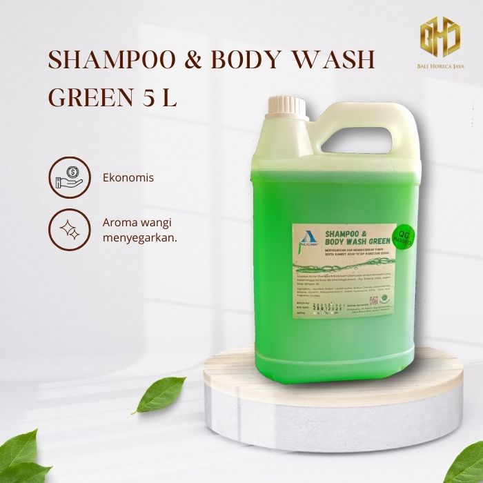 Shampoo & Body Wash Green 5 L