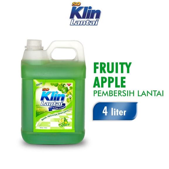 So Klin Lantai Fruity Apple 4L