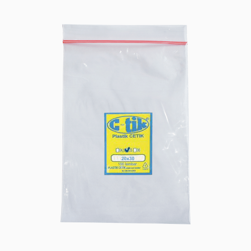 C-Tik Plastik Klip  20x30 cm @100 lbr