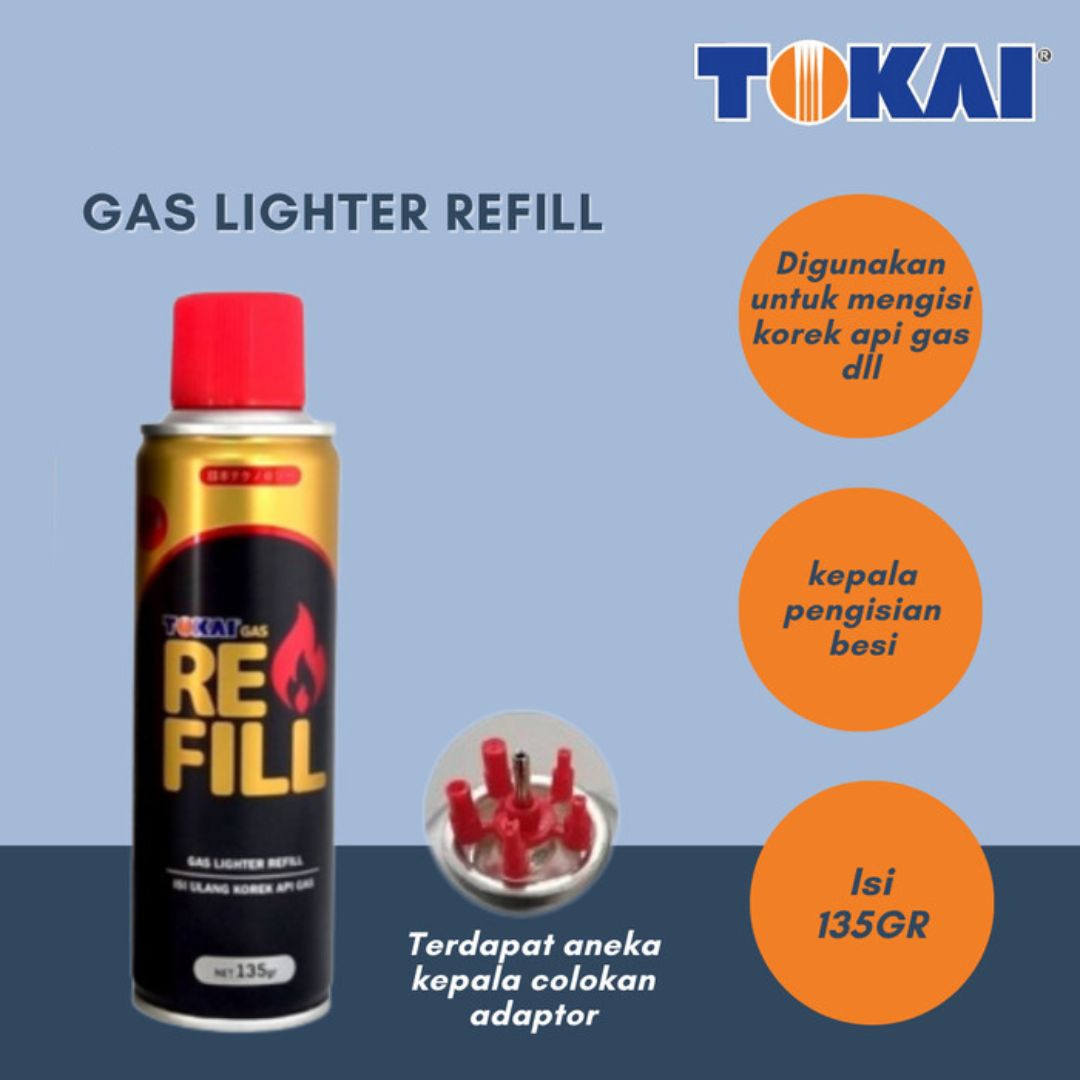 Tokai Gas Lighter Refill 135 gr