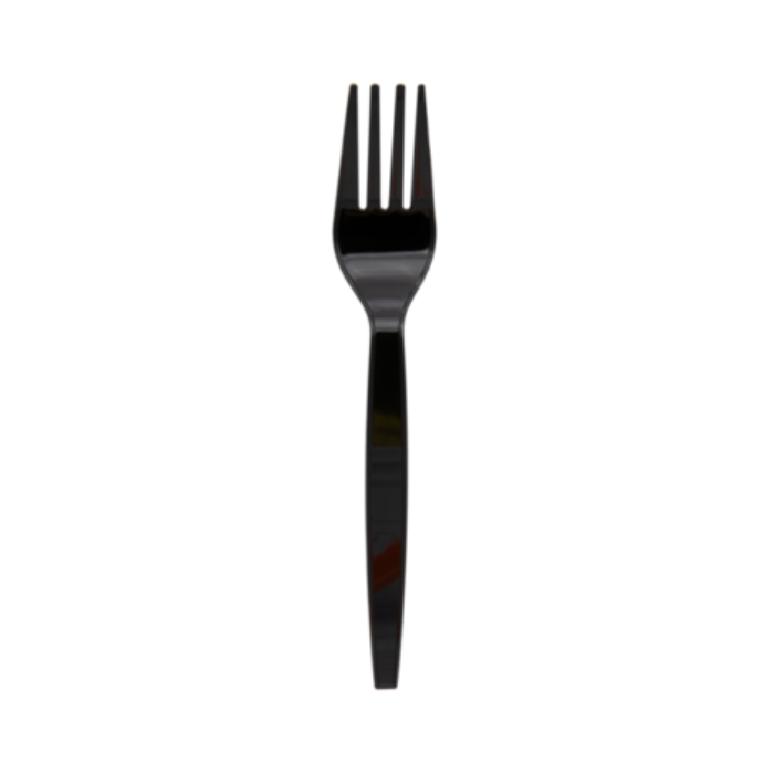Garpu Plastik Hitam