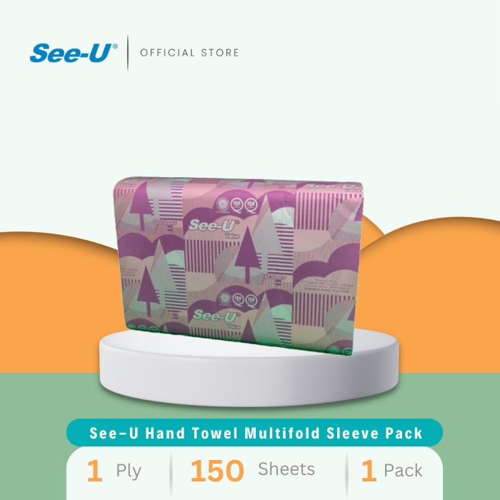 See-U Hand Towel Multifold Sleeve Pack