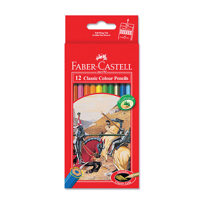 Faber Castell 12 Classic Colour Pencils