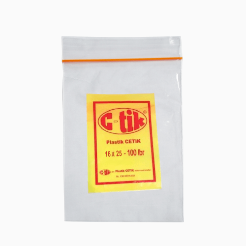 C-Tik Plastik Klip  16x25 cm @100 lbr 