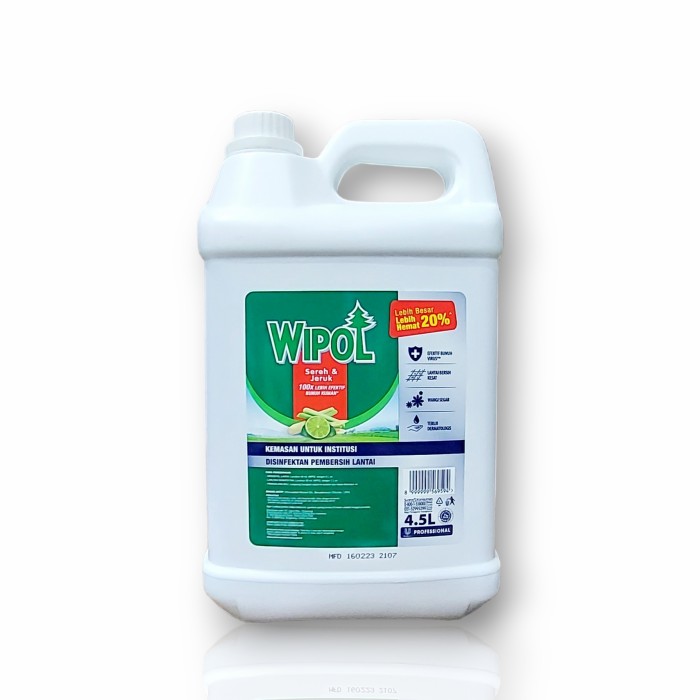 Wipol Sereh & Jeruk 4,5 L