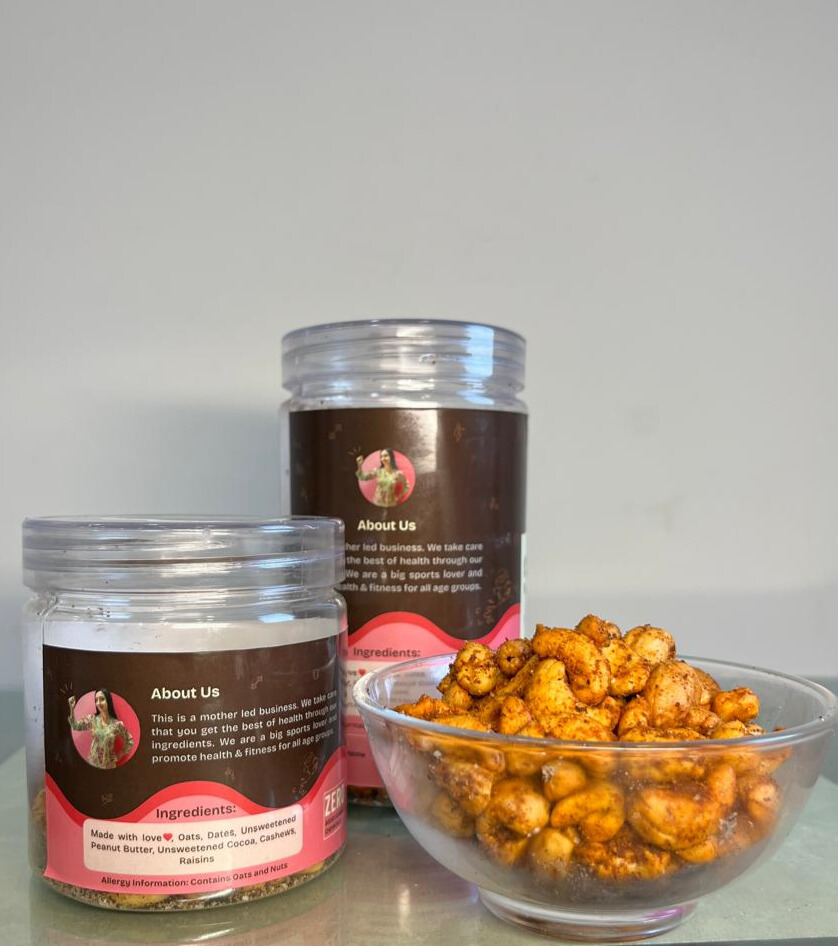 Healthy Roasted Cashews- Peri Peri