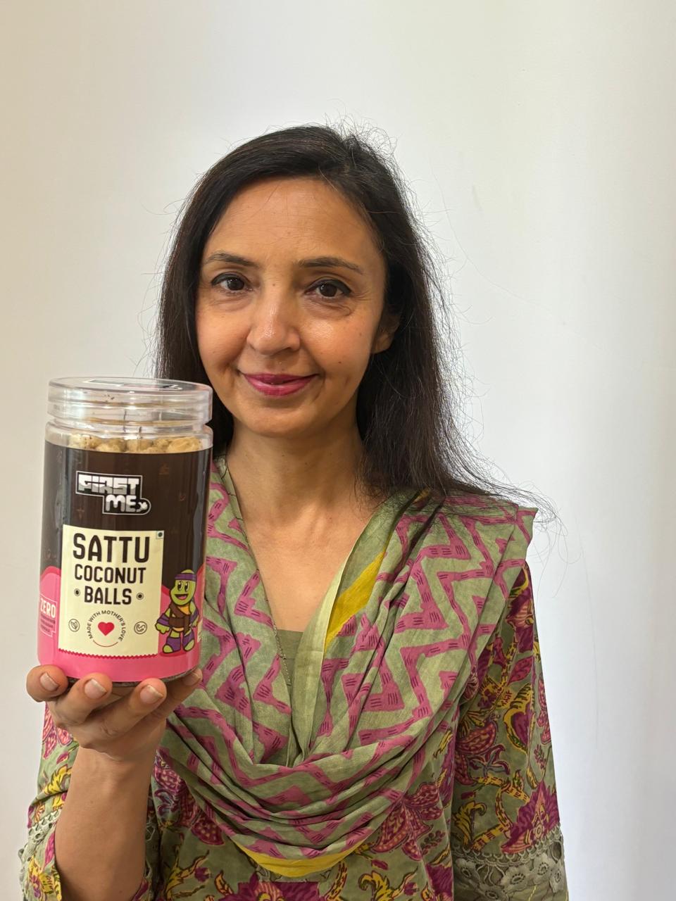 Sattu Coconut Balls