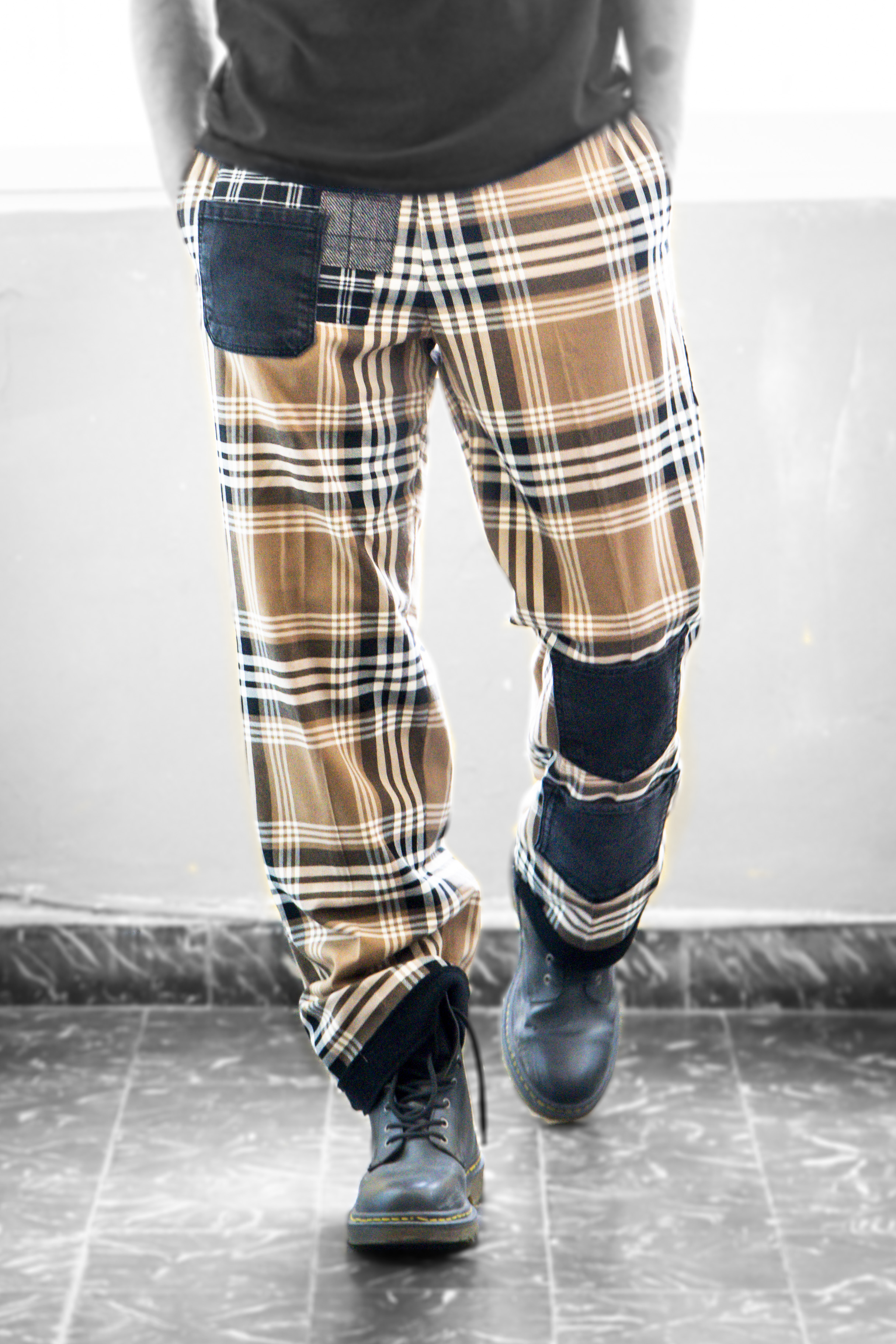 Pantalones a cuadros