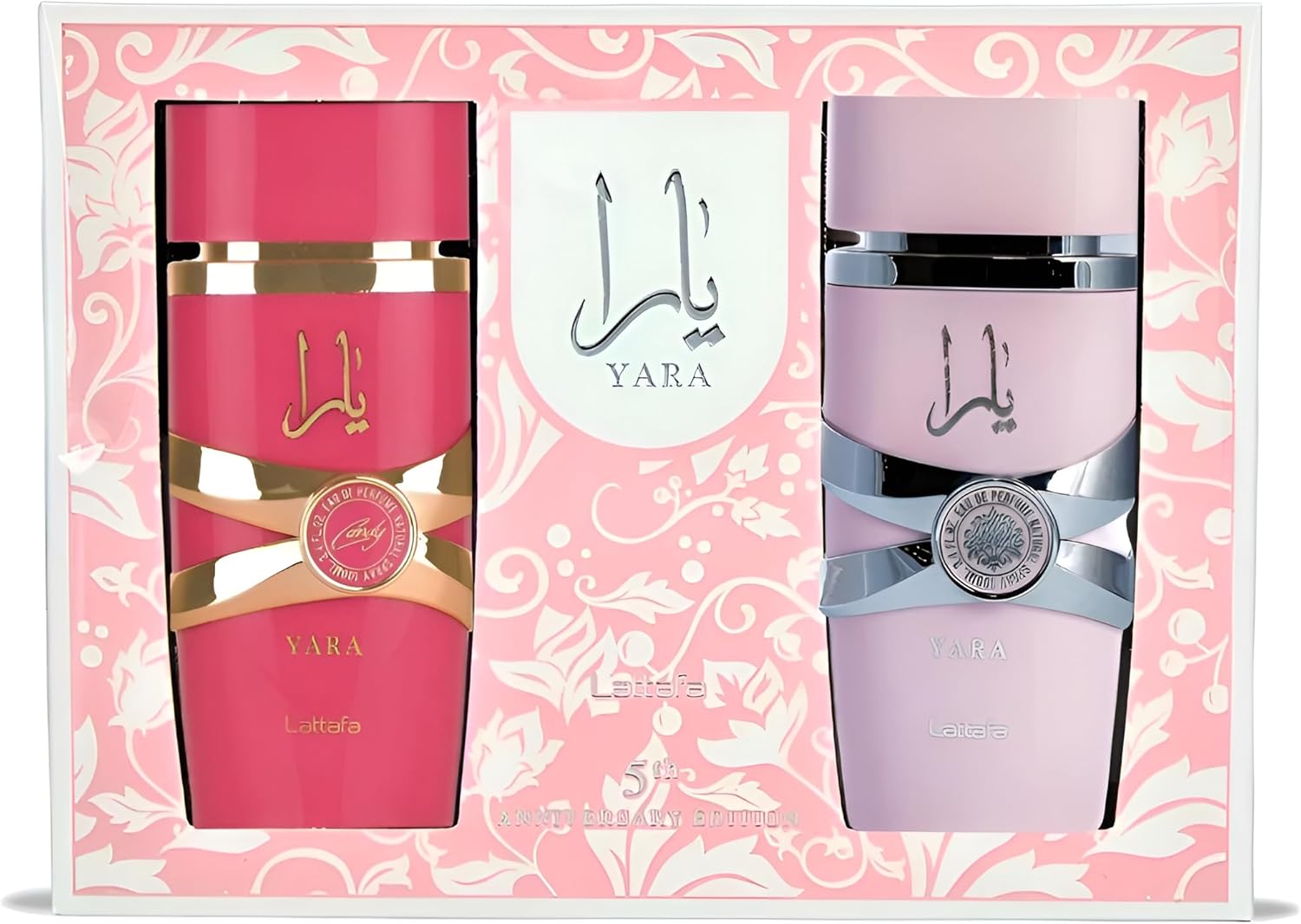 Lattafa Anniversary Edition – Pack Yara & Yara Candy Eau de Parfum (100 ml + 100 ml)