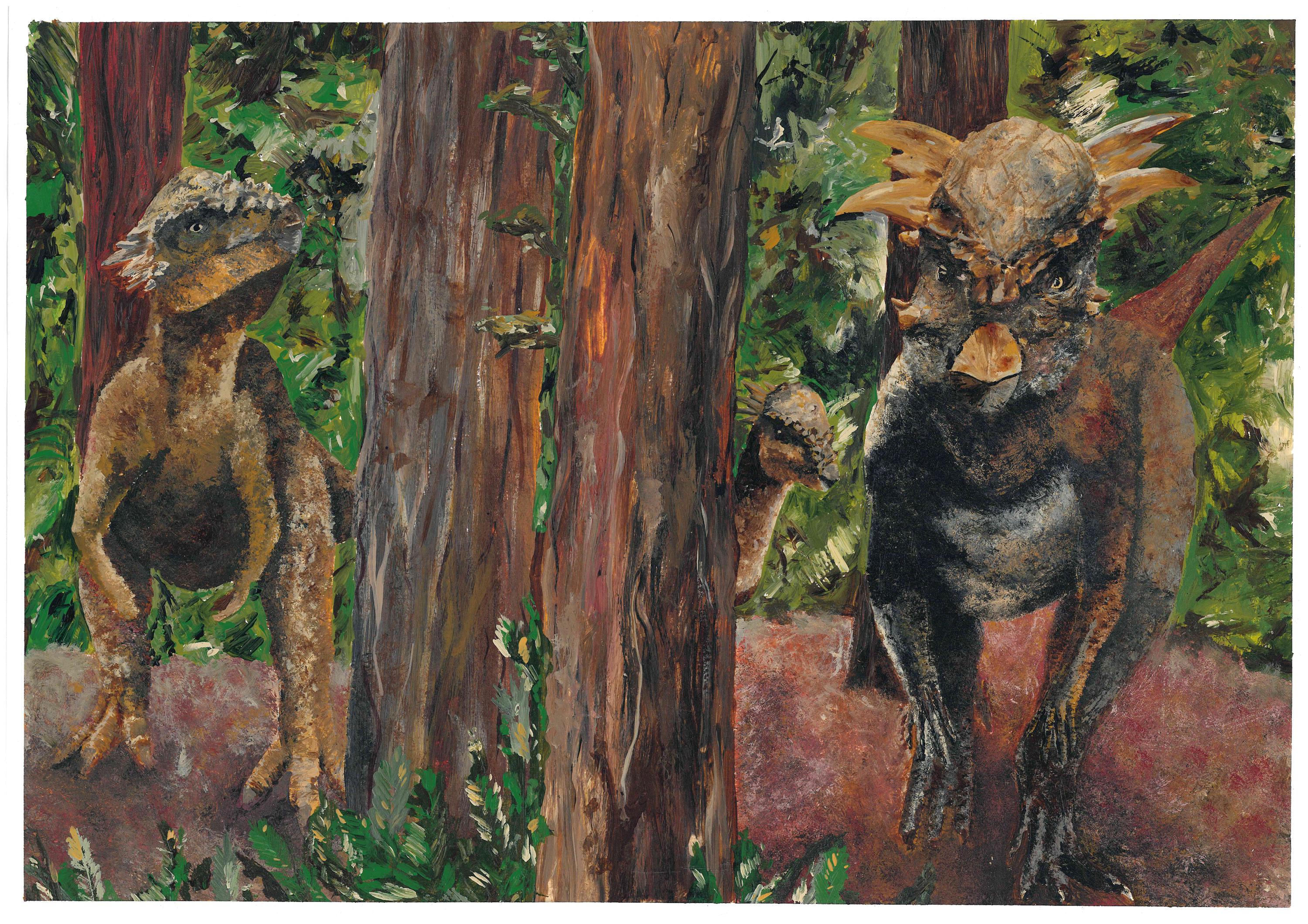 Pachycephalosaurus + Stygimoloch