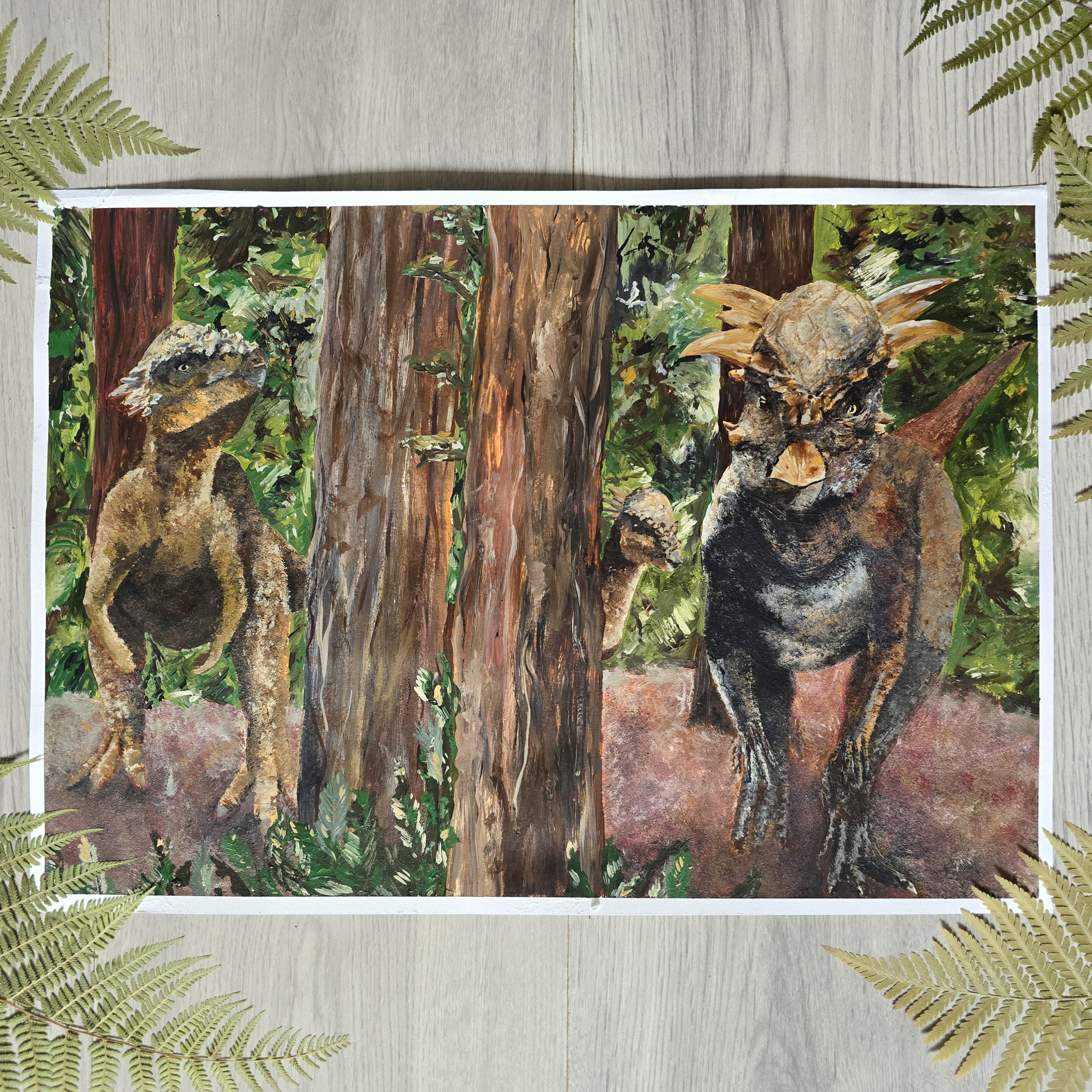 Pachycephalosaurus + Stygimoloch