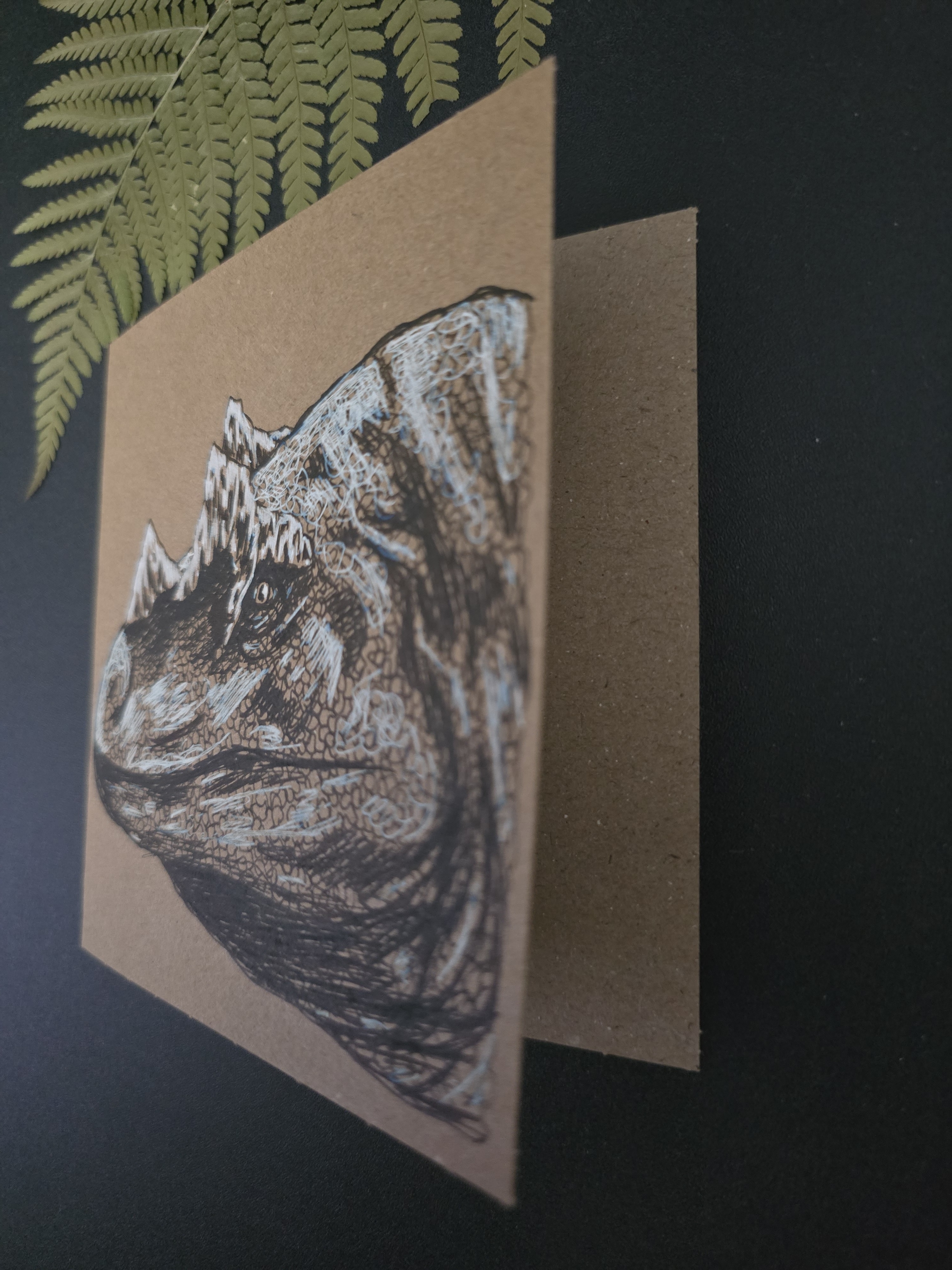 Ceratosaurus Postcard