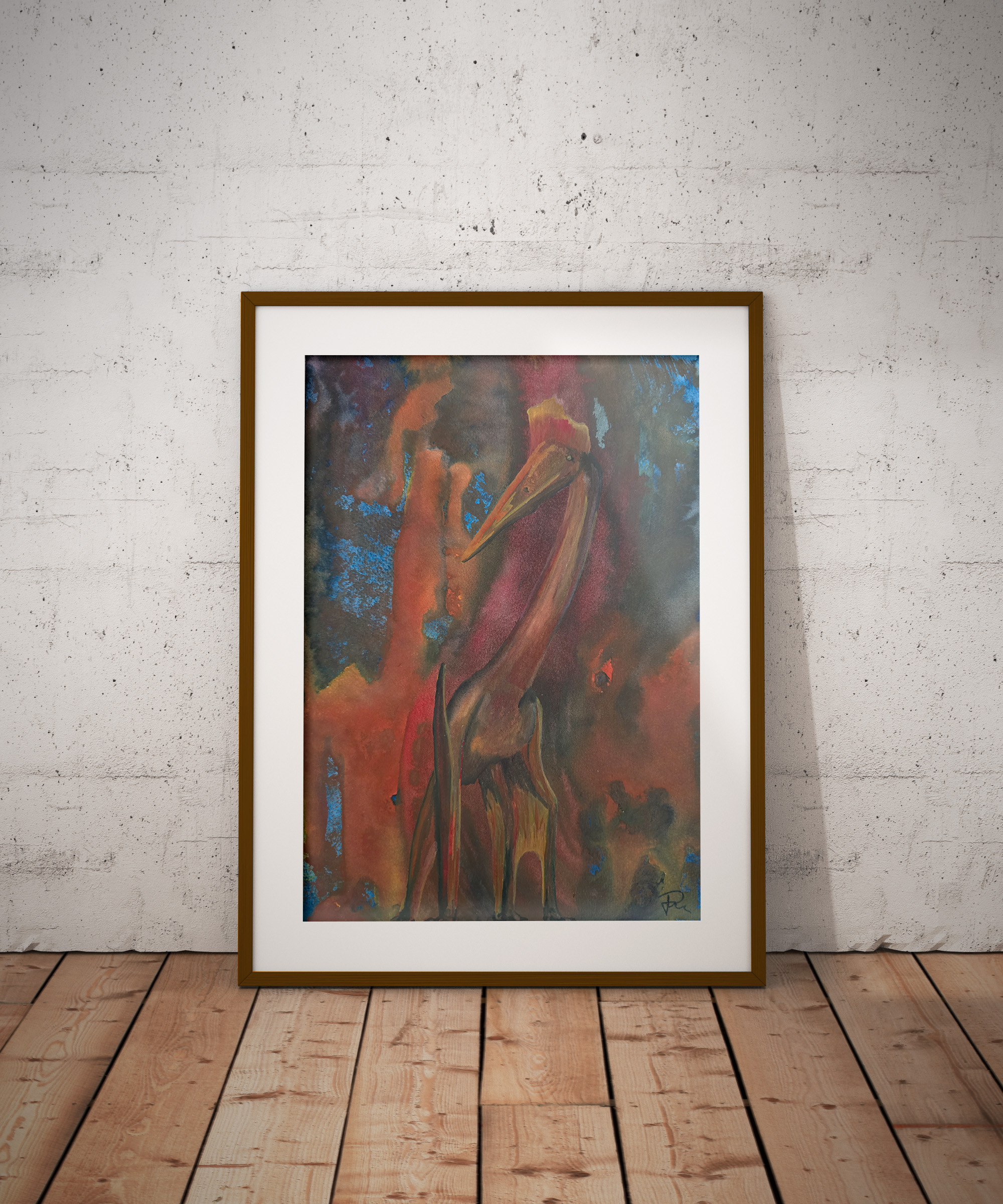 Quetzalcoatlus Watercolorpainting