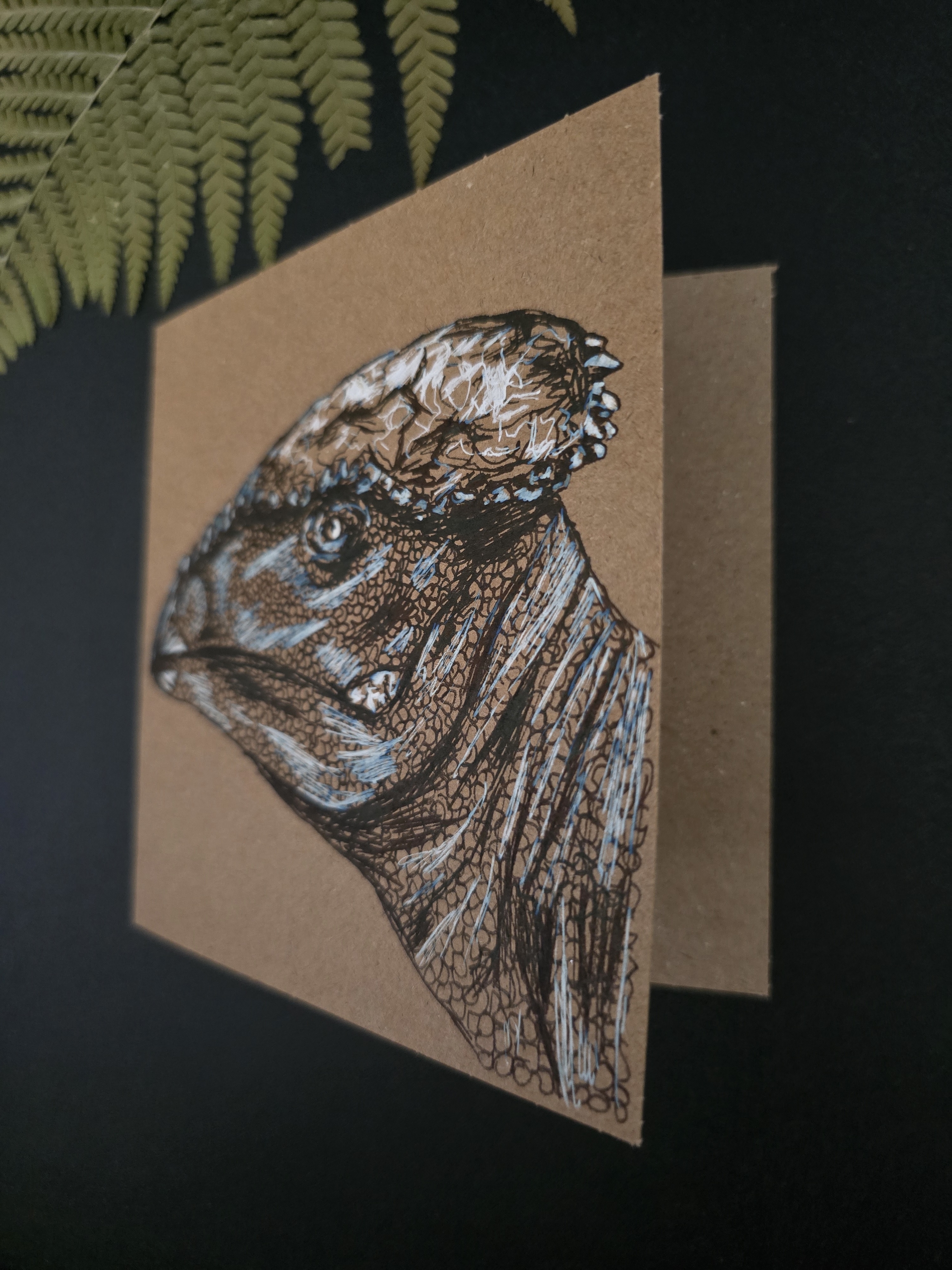 Wannanosaurus Postcard