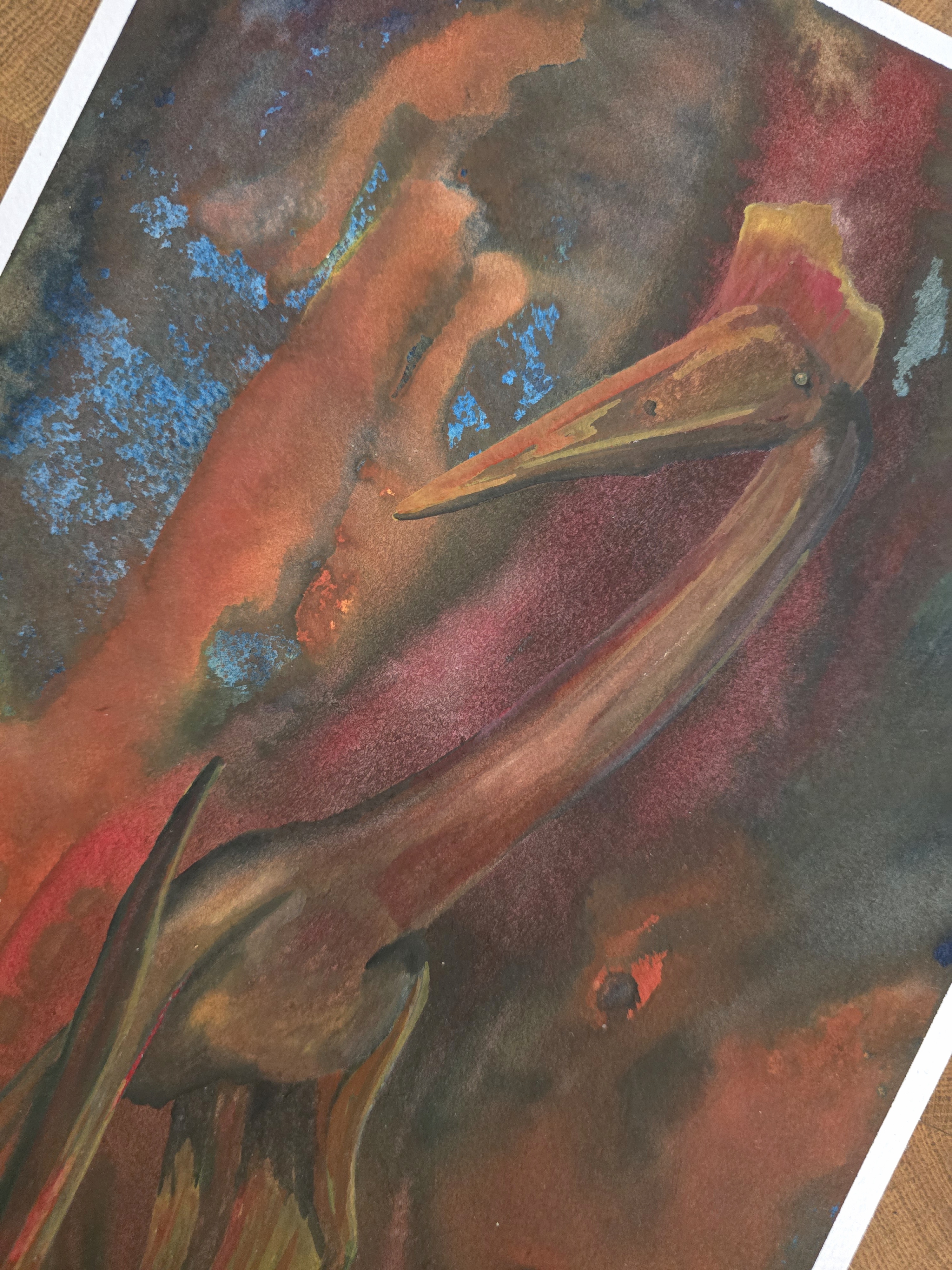 Quetzalcoatlus Watercolorpainting