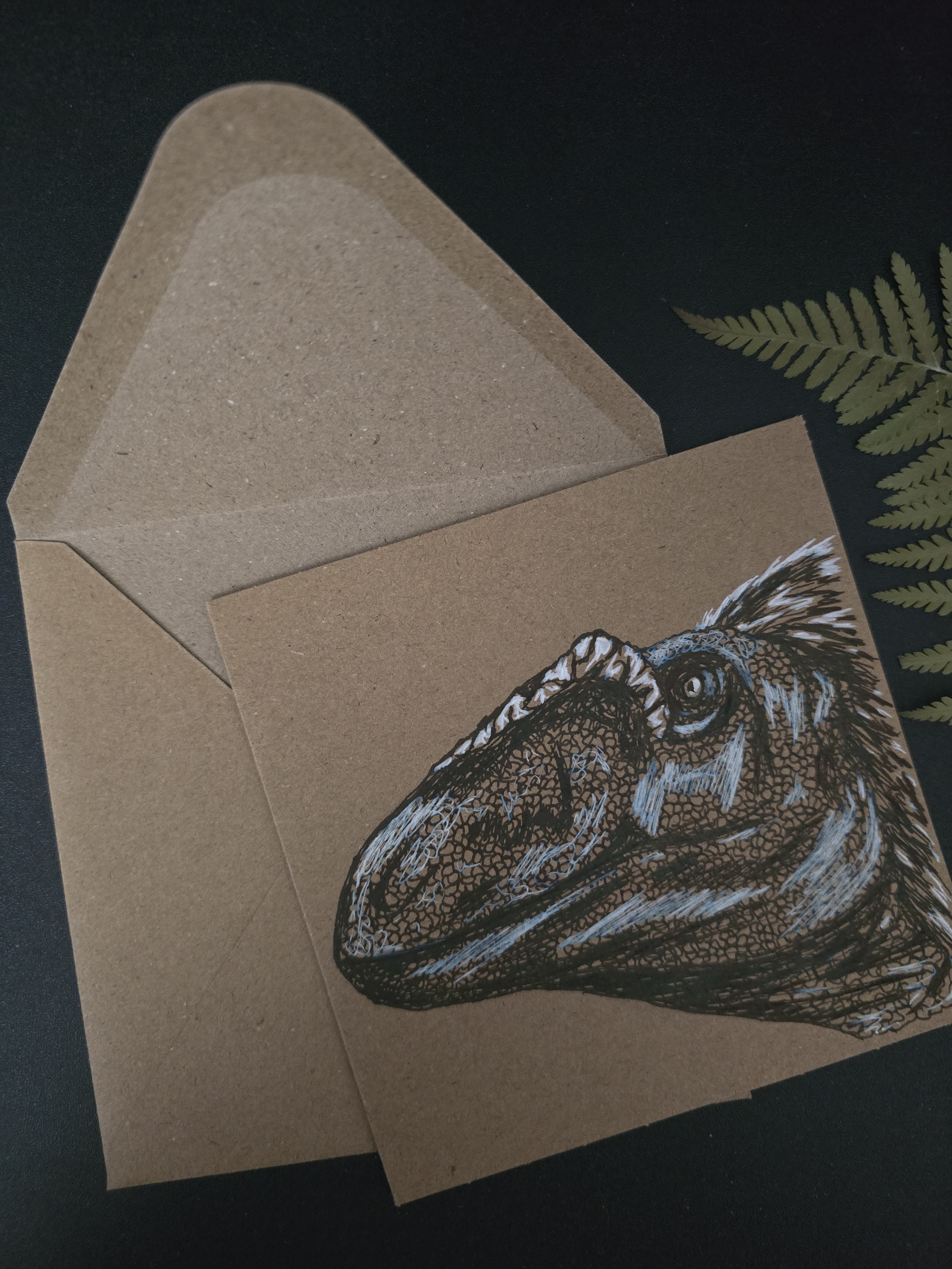 Megaraptor Postcard